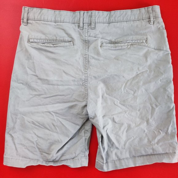 Tony Hawk flat front short grey colour men's size 34 - Picture 2 of 8